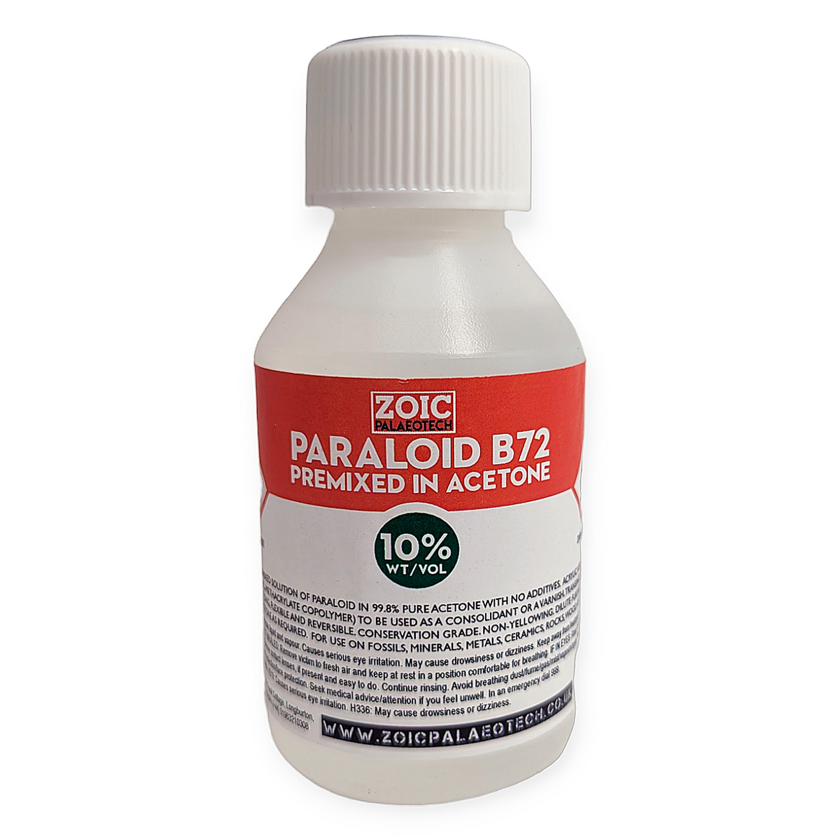 Premixed 10% Paraloid B-72 Solution In Acetone (150ml) – ZOIC ...